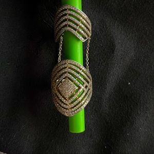 Fallon Pave Double Ring